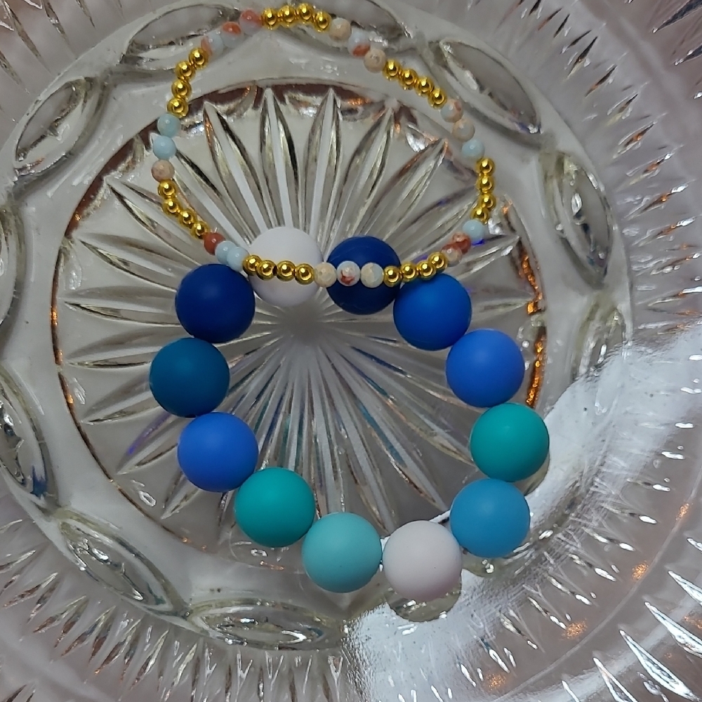 Adults Colorful Beaded Bracelet Set